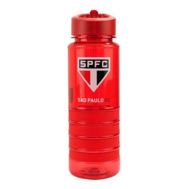 Imagem de Garrafa Plástico Canudo Retrátil 700ml - São Paulo - Mileno