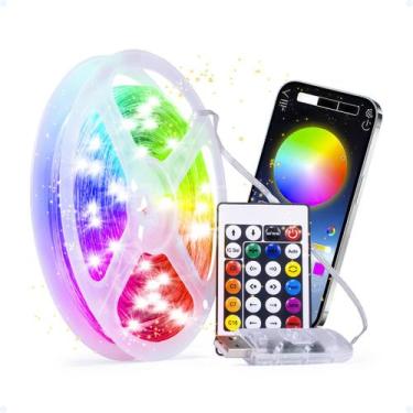 Imagem de Fita Cordão Led Luz Rgb Neon Natalino 20 Metros Pisca Pisca - Hxt