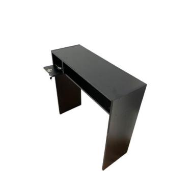 Imagem de Mesa Aparador MDF Preto Armário Para Café Estudos Decoração  - SR FABR