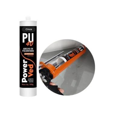 Imagem de Adesivo Poliuretano PU40 Cinza Power Ved Vedação Fixação
