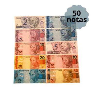Imagem de Jogo Dinheirinho de Brinquedo 50 notas - PMBI