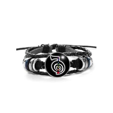 Imagem de Pulseira Cho Ku Rei Símbolo do Reiki Unissex e Ajustável - RECANTO AST