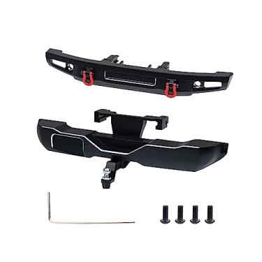 Imagem de GTHELE Front&Rear Bumper Aluminum for Traxxas 1/18 TRX4M Bronco Upgrade Parts RC Crawler Car
