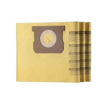 Imagem de Sacos de filtro de vácuo tipo D 91964 compatíveis com aspirador de pó Shop-Vac, substituição 9196400 9196433