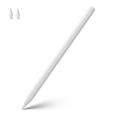 Imagem de Caneta Stylus para iPad, Apple Pencil 2ª geração com carregamento magnético sem fio para iPad Air 5ª 4ª geração, iPad Pro 12,9 e 11 polegadas, iPad Mini 6ª, sensibilidade de inclinação e iPencil de