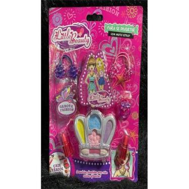 Imagem de Little Beauty Brinquedo Kit Beleza Para Boneca P - Domarkim