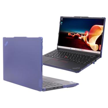 Imagem de mCover Capa rígida compatível apenas com Notebook Lenovo ThinkPad E14 Gen 5/Gen 6 2023-2025 14 polegadas (com dobradiça de 180°, não serve para nenhum outro modelo Lenovo) - azul