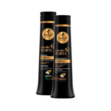 Imagem de Kit Haskell Cavalo Forte Shampoo E Condicionador 500ml