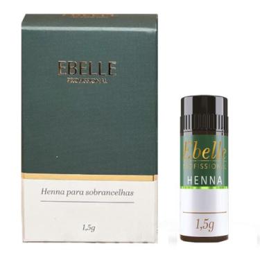 Imagem de Henna Sobrancelhas Ebelle Profissional Designer 1,5g Luva Espatula Dap