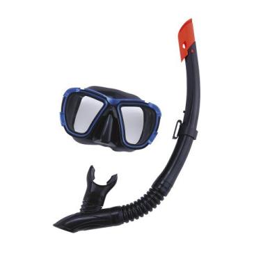 Imagem de kit de mergulho Snorkel + mascara Hydro force Cinza - Bestway