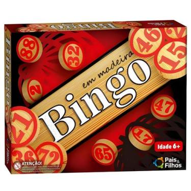 Imagem de Jogo Bingo em Madeira - Pais e Filhos - PAIS E FILHOS (GALA)
