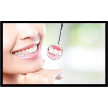 Imagem de Quadro Decorativo Dentista Dentes Sorriso Odontologia Consultórios Sal