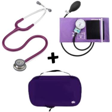Imagem de Kit Estetoscópio Littmann + Esfigmo + Case - Cores Variadas -  Littman