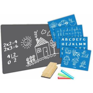 Imagem de Quadro lousa Infantil Blackboard 30 x 22 Cm - Com Giz e Apagador - 1 U