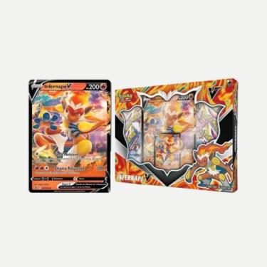Imagem de Box Pokémon Estampas Ilustradas Coleção Infernape V 38 cartas