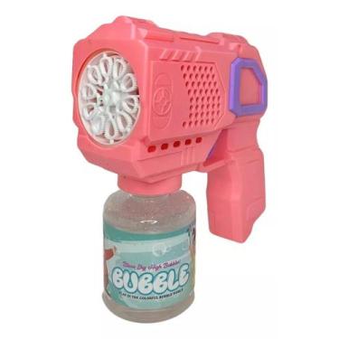 Imagem de Lança-Bolhas Infantil  Arminha com Luz e Diversão Escolha - OMFkids, R