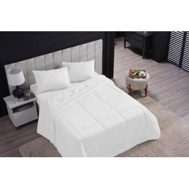 Imagem de Edredom liso queen size avulso 100% algodão percal 200 fios - COTRIM C