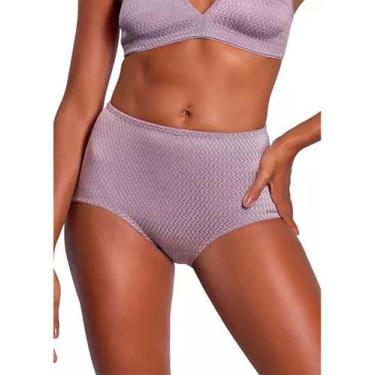 Imagem de Calcinha Alta Duloren 129520 Mondrian Cavas Baixa Microfibra T. M/XL, 