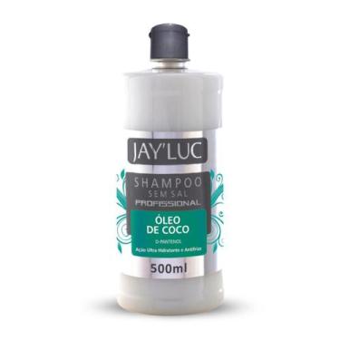 Imagem de Shampoo Profissional Óleo De Coco Sem Sal Jay Luc 500Ml, Jay'Luc Cosmé