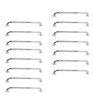 Imagem de Barra de Apoio Inox 70cm Kit 15 Unidades Acessibilidade Idoso Cadeirante Banheiro Box S...