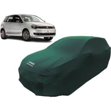 Imagem de Capa Cobrir Carro Volkswagen Polo Hatch 2015 Tecido Helanca - Mz, Verd