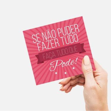 Imagem de Cartão motivacional Você pode   100 unid - Teodoro Impressos