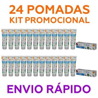 Imagem de 24 Unidades - Pomada para Assaduras Bisnaga 45 Gramas - Turminha da Ba