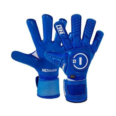 Imagem de Luva de Goleiro Profissional N1 Horus - N1 Goalkeeper Gloves, 11, Azul