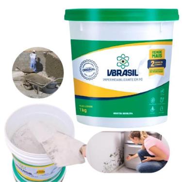 Imagem de Impermeabilizante em Pó Concreto Reboco Parede Piso 3 Kilos VBrasil