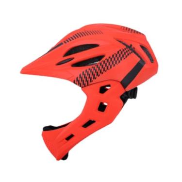 Imagem de Aymzbd Capacete de bicicleta para crianças Capacete de bicicleta infantil Capacete esportivo com luz para andar de bicicleta, Laranja