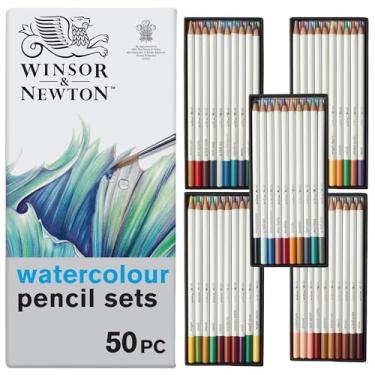 Imagem de Winsor & Newton Conjunto de lápis aquarela Studio Collection, 50 peças