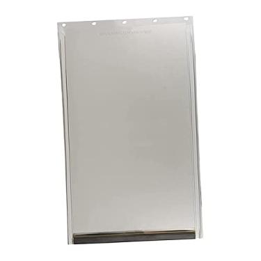 Imagem de balikha Aba de substituição para porta de cães e gatos à prova de intempéries para portas Freedom Doggie dentro e fora de casa, substitua compatível com cães e gatos – 5 furos