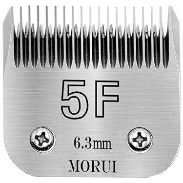 Imagem de Lâminas removíveis de corte 5F 1/4" (6,3 mm) Lâminas de tosquiadeira da série UltraEdge para cuidados de cães compatíveis com a maioria dos cortadores Andis, Oster A5 Wahl série KM