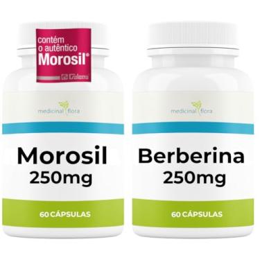 Imagem de Kit 2 Potes Berberina 250mg + Laranja M 250mg 60 Cápsulas - Com Selo de Autenticidade
