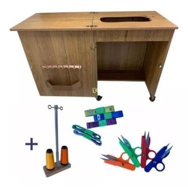 Imagem de Gabinete Máquina Costura Portátil - 100% MDF - Star Costura