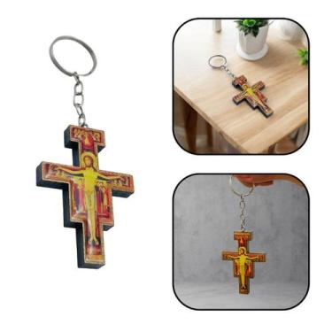 Imagem de Chaveiro Crucifixo São Damião Francisco - FORNECEDOR 2