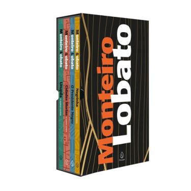 Imagem de Monteiro Lobato com 4 livros e marcadores de páginas - Principis