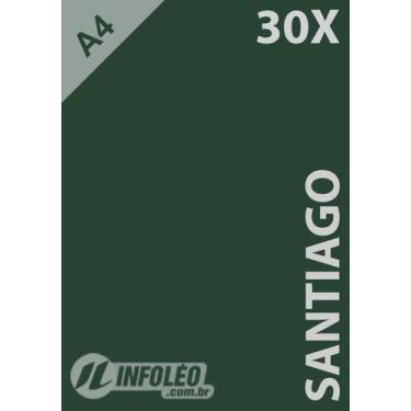 Imagem de 30 Folhas Papel Color Plus A4 180g Santiago (verde Musgo)