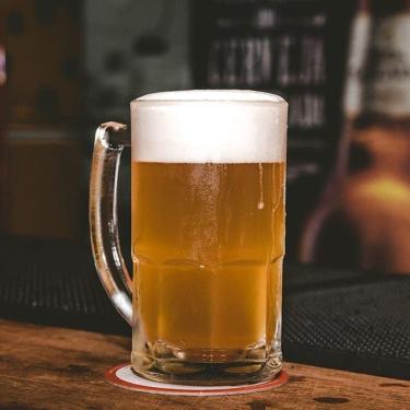 Imagem de Canecas Vidro Resistente 320ML Chopp Cerveja Bar 2 Unidades