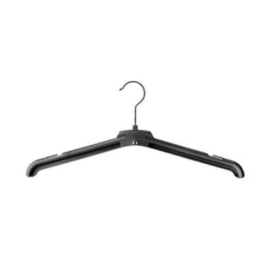 Imagem de Cabide adulto 38 cm - 1036 - IOPLAST, Preto, 100 peças