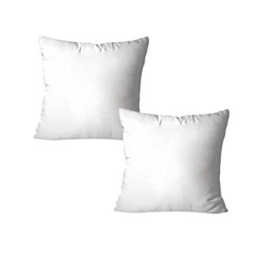 Imagem de Kit 2 Enchimentos de Almofada 45cm x 45cm Poliéster Siliconizada - Nur