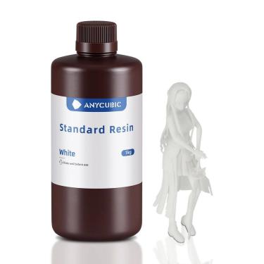 Imagem de Resina de impressora 3D ANYCUBIC 405nm de alta precisão 1kg branca