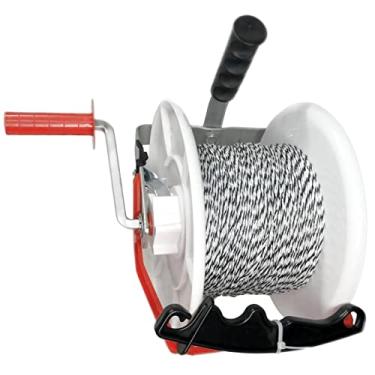 Imagem de RiteFENCE Pacote 3:1 Carretel Padrão De Cerca Elétrica Com Engrenagem Com Fio De Poliéster Premium De 1312 Pés, 6 Condutores E 1 Insulgrip De 8 Polegadas Grátis