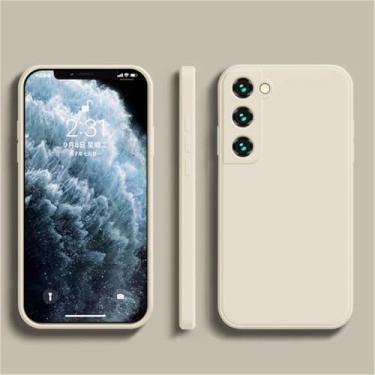 Imagem de Capa de silicone líquido para Samsung Galaxy Note 10 20 Plus UItra S20 FE S21FE S21 S22 S23 Plus UItra A52 A71 A51 A72, novo branco, para Note 20 ultra