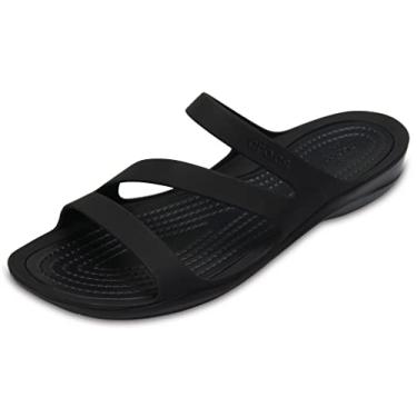 Imagem de Sandália, Crocs, Swiftwater Sandal, Black/Black, 37, Feminino