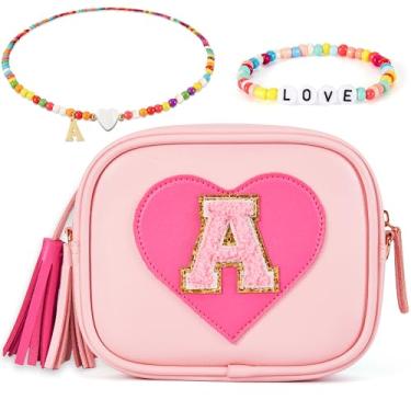 Imagem de ONECOCOA Presentes de aniversário para meninas, bolsa infantil para meninas, presente para meninas de 3, 4, 5, 6, 7, 8, 9, 10, 11, 12 anos, presente para meninas, rosa, A