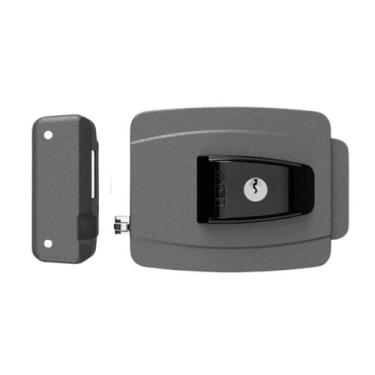 Imagem de AGL Fechadura Elétrica Inha Abertura Interna 12v Cor Cinza