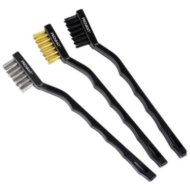 Imagem de Escova De Aço Para Limpar Grelha De Churrasco Limpeza Pesada - Provant