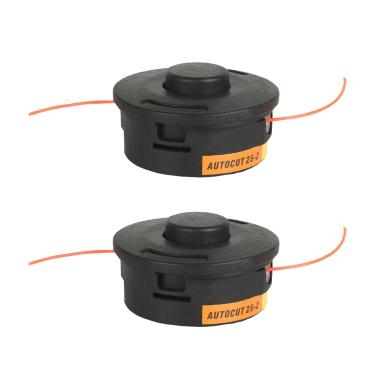 Imagem de LUPING 25-2 cabeças de aparador de alimentação Bump 2 peças compatíveis com Stihl FS55 FS55R FS56 FS70 FS70R FS80 FS85 FS90 FS90R FS91R FS94R FS110 FS120 FS130 Substitui OE 4002 710 2191 400 02 71 0