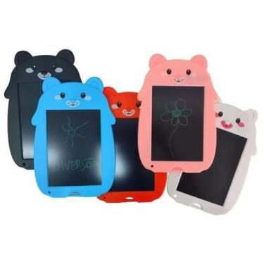 Imagem de Tablet Infantil Lousa Mágica Tela Lcd De Escrever E Desenhar Personage